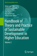 Cover: Handbook of Theory and Practice of Sustainable Development in Higher Education - Springer