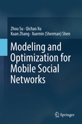 Cover: Modeling and Optimization for Mobile Social Networks - Springer