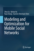 Cover: Modeling and Optimization for Mobile Social Networks - Springer