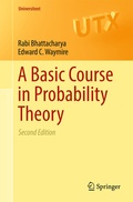Cover: A Basic Course in Probability Theory - Springer