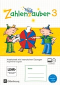 Cover: Zahlenzauber - Mathematik f&uuml;r Grundschulen - Allgemeine Ausgabe 2016 - 3. Schuljahr - Oldenbourg Schulbuchverlag