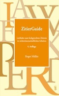 Cover: ZitierGuide - Schulthess Juristische Medien