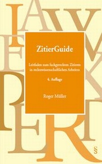 Enlarge image Cover: ZitierGuide - Schulthess Juristische Medien