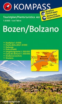 Abbildung von: Bozen / Bolzano - KOMPASS-Karten