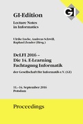 Cover: GI Edition Proceedings Band 262 DeLFI 2016 - Die 14. E-Learning Fachtagung Informatik - K&ouml;llen