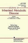 Cover: Inherited Metabolic Diseases and the Brain - Kluwer Academic Publishers