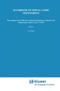 Cover: Handbook of Spinal Cord Monitoring - Springer