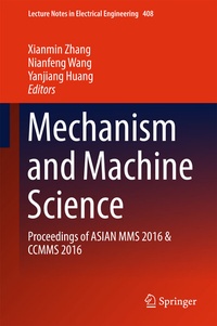 Enlarge image Cover: Mechanism and Machine Science - Springer