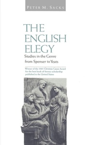Abbildung von: The English Elegy - Johns Hopkins University Press