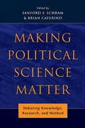 Cover: Making Political Science Matter - New York University Press