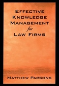 Bild: Effective Knowledge Management for Law Firms - OUP eBook