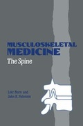 Cover: Musculoskeletal Medicine - Kluwer Academic Publishers