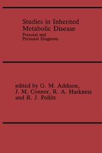 Enlarge image Cover: Studies in Inherited Metabolic Disease - Springer