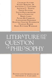 Abbildung von: Literature and the Question of Philosophy - Johns Hopkins University Press