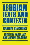 Cover: Lesbian Texts and Contexts - New York University Press