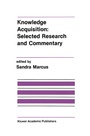 Cover: Knowledge Acquisition: Selected Research and Commentary - Kluwer Academic Publishers