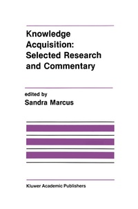 Abbildung von: Knowledge Acquisition: Selected Research and Commentary - Kluwer Academic Publishers