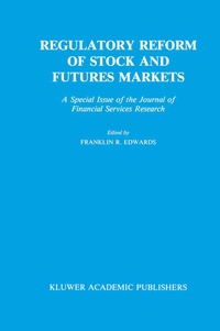 Enlarge image Cover: Regulatory Reform of Stock and Futures Markets - Springer