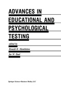 Cover: Advances in Educational and Psychological Testing: Theory and Applications - Springer