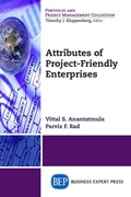 Cover: Attributes of Project-Friendly Enterprises - Business Expert Press