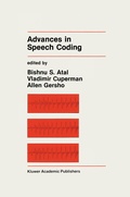Cover: Advances in Speech Coding - Kluwer Academic Publishers