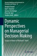 Cover: Dynamic Perspectives on Managerial Decision Making - Springer