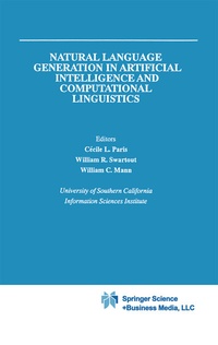 Abbildung von: Natural Language Generation in Artificial Intelligence and Computational Linguistics - Springer