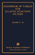 Cover: Handbook of Tables for Elliptic-Function Filters - Kluwer Academic Publishers