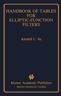 Cover: Handbook of Tables for Elliptic-Function Filters - Springer