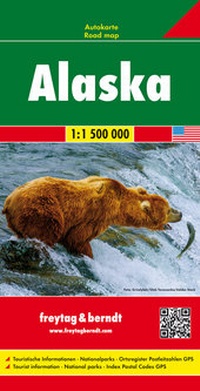 Abbildung von: Alaska, Autokarte 1:1,5 Mio - Freytag-Berndt und ARTARIA