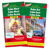 Abbildung von: Kuba West und Ost, Autokarten Set 1:400.000 - Freytag-Berndt und ARTARIA