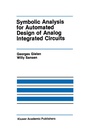 Cover: Symbolic Analysis for Automated Design of Analog Integrated Circuits - Springer