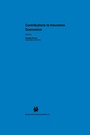 Cover: Contributions to Insurance Economics - Kluwer Academic Publishers