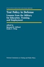 Cover: Test Policy in Defense - Kluwer Academic Publishers