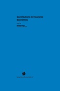 Bild: Contributions to Insurance Economics - Springer