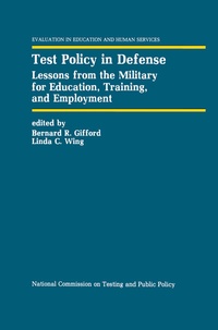 Enlarge image Cover: Test Policy in Defense - Springer