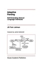 Cover: Adaptive Parsing - Kluwer Academic Publishers