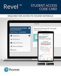 Enlarge image Cover: Revel for American Government - Pearson
