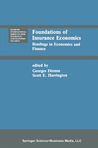 Enlarge image Cover: Foundations of Insurance Economics - Kluwer Academic Publishers