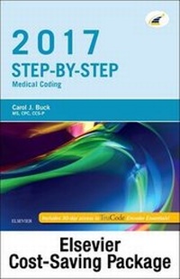 Abbildung von: Step-by-Step Medical Coding 2017 Edition - Text, Workbook, 2017 ICD-10-CM for Hospitals Professional Edition, 2017 ICD-10-PCS Professional Edition, 2017 HCPCS Professional Edition and AMA 2017 CPT Professional Edition Package - Saunders