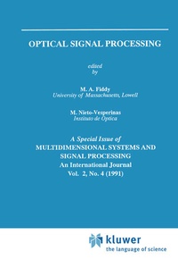 Enlarge image Cover: Optical Signal Processing - Kluwer Academic Publishers