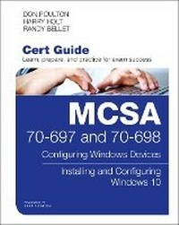Abbildung von: MCSA 70-697 and 70-698 Cert Guide - Pearson It Certification
