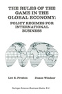 Cover: The Rules of the Game in the Global Economy - Springer
