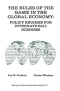 Cover: The Rules of the Game in the Global Economy - Springer