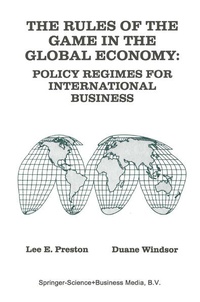 Enlarge image Cover: The Rules of the Game in the Global Economy - Springer