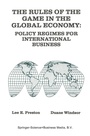 Cover: The Rules of the Game in the Global Economy - Springer