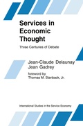 Cover: Services in Economic Thought - Springer