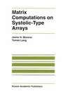 Cover: Matrix Computations on Systolic-Type Arrays - Kluwer Academic Publishers