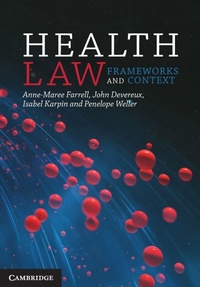 Enlarge image Cover: Health Law - Cambridge University Press