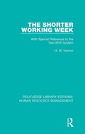 Cover: The Shorter Working Week - Routledge